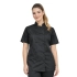 Bluza kucharska damska czarna krótki rękaw roz.M – bluza kucharska – odzież gastronomiczna